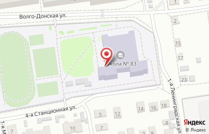 Спортивный клуб бокса Боец на Волго-Донской улице на карте