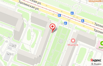 Медицинская акционерная страховая компания Макс-м на Таллинской улице на карте