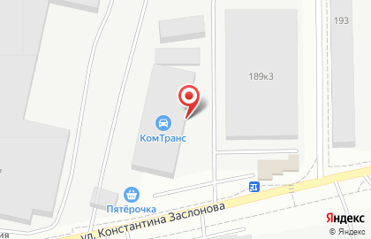 Автотехцентр КомТранс Белгород на улице Константина Заслонова на карте