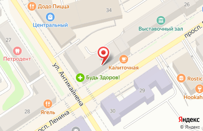 Студия текстильного дизайна на проспекте Ленина на карте