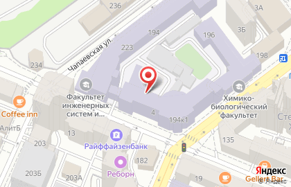 СГАСУ, Самарский государственный архитектурно-строительный университет на Молодогвардейской улице на карте