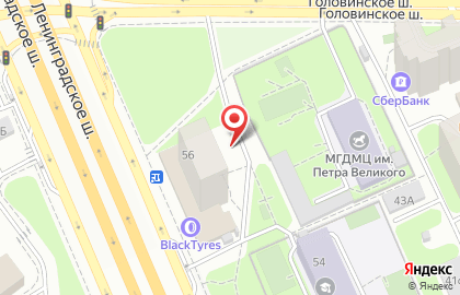 EMS Почта России на Ленинградском шоссе на карте