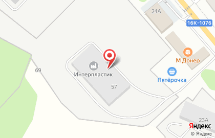 Производственная компания Интерпластик на Октябрьской улице на карте