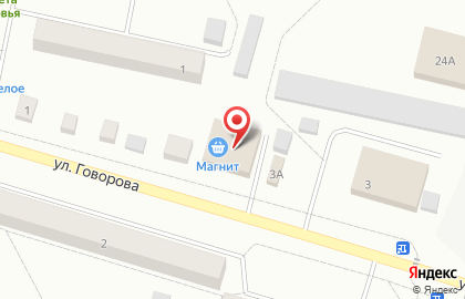 Супермаркет Магнит на улице Говорова на карте