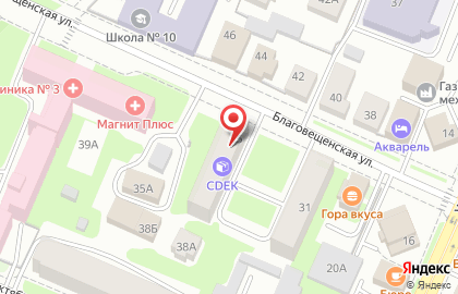 Служба доставки цветов 35roz.ru на карте