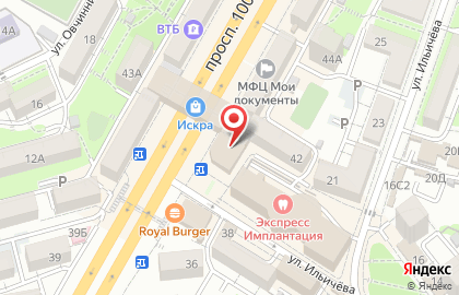Банкомат Тинькофф во Владивостоке на карте