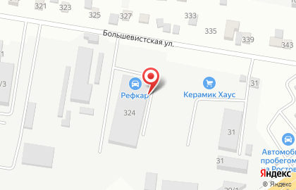 Торгово-сервисная компания Рефкар на Большевистской улице на карте