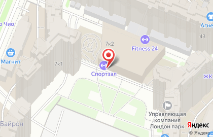 Баскетбольный клуб Шаг за Шагом на метро Проспект Просвещения на карте