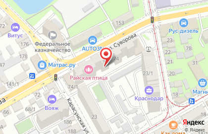 Торгово-сервисная компания Матрица в Центральном районе на карте