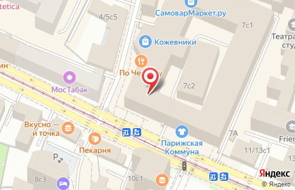 Императрица на Кожевнической улице на карте