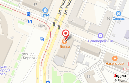 Бар-ресторан Doski на Ноградской улице на карте