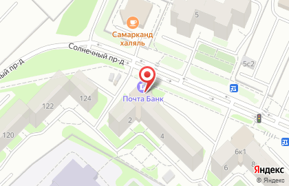 ОАО Банкомат, Западно-Сибирский банк Сбербанка России в Солнечном проезде на карте