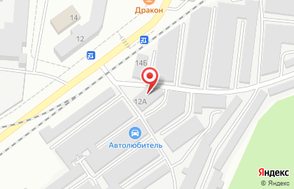 Гаражный кооператив Автолюбитель на улице Менделеева на карте