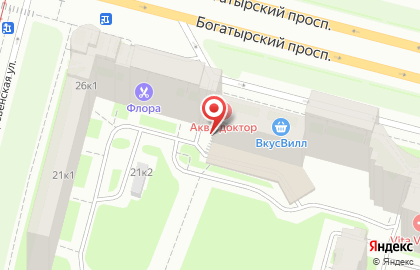 Автошкола ДЖИ-С на Богатырском на карте