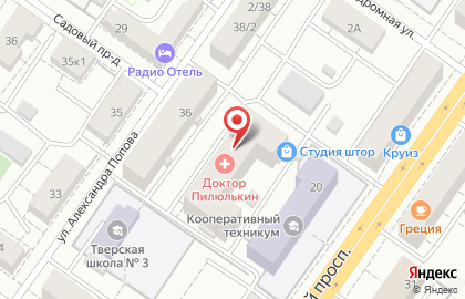 Школа танцев АРТ Квадрат на Волоколамском проспекте на карте