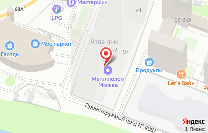 Автомойка 850 на Волоколамском шоссе на карте