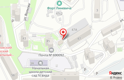 Продуктовый магазин во Владивостоке на карте