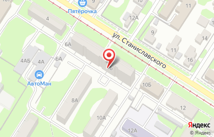 Рекламное агентство Ворота солнца на улице Станиславского на карте