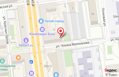 Магазин тканей и фурнитуры на улице Карла Маркса на карте