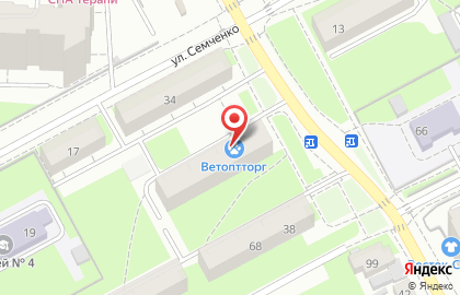 Ветеринарная клиника и аптека ВетОптТорг на улице Советской Армии на карте