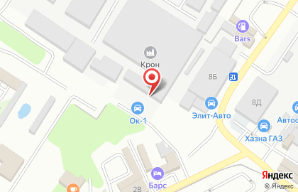 Автомойка самообслуживания Ок-1 во Владикавказе на карте