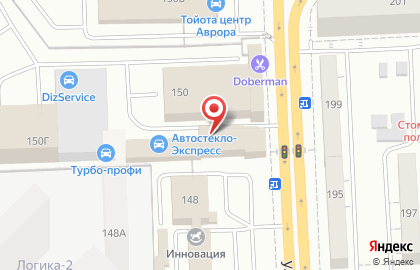 Автоцентр Express-Шина в Октябрьском районе на карте