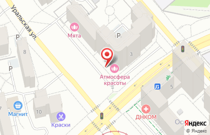 Магазин Красное & Белое на Уральской улице, 3 на карте