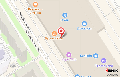 Банкомат ВТБ на Октябрьской улице на карте