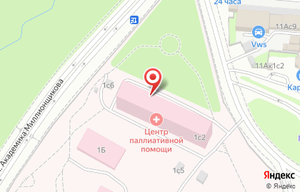 ОАО Банкомат, АКБ Банк Москвы на улице Академика Миллионщикова на карте