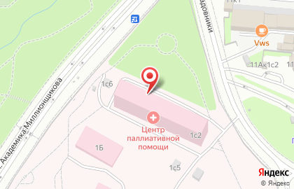 ОАО Банкомат, АКБ Банк Москвы на улице Академика Миллионщикова на карте