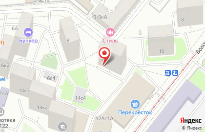 Жилищник района Лефортово на Волочаевской улице на карте