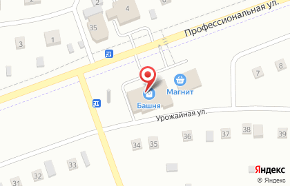 Торгово-сервисная компания Сарай на Урожайной улице на карте