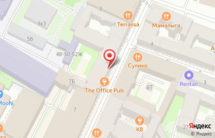 Паб The Office на Невском проспекте на карте