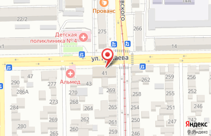 Магазин товаров для детей Малыш во Владикавказе на карте
