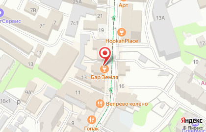 Бар-пивоварня ЗЕМЛЯ на карте
