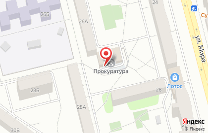 Прокуратура г. Электростали на карте
