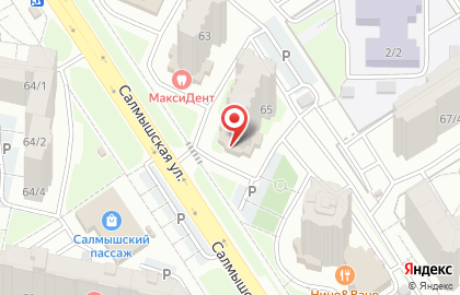 Магазин рыболовных принадлежностей Рыболов на Салмышской улице на карте
