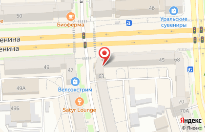 Банк ВТБ в Челябинске на карте