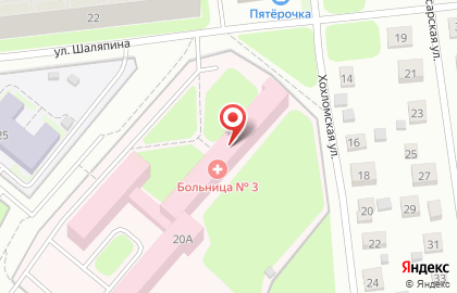 Поликлиника №3 Приволжский окружной медицинский центр на улице Маршала Воронова на карте