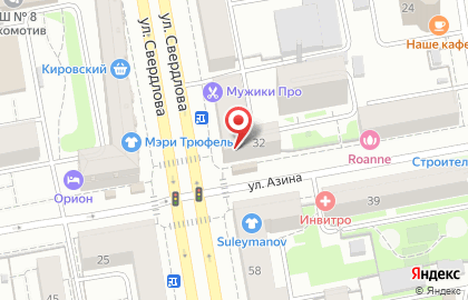 Магазин тканей и фурнитуры Атланттекс в Железнодорожном районе на карте