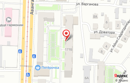 ОАО Банкомат, АКБ БТА-Казань на улице Авангардная на карте