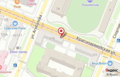 Салон-парикмахерская Стиль на Красноармейской улице на карте