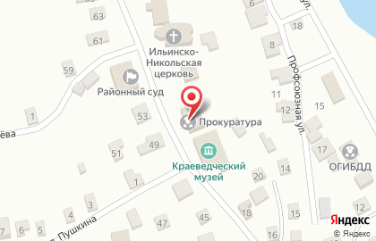 Прокуратура Верхнеуслонского муниципального района на Советской улице на карте