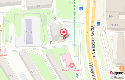 Супермаркет Магнит в Ижевске на карте