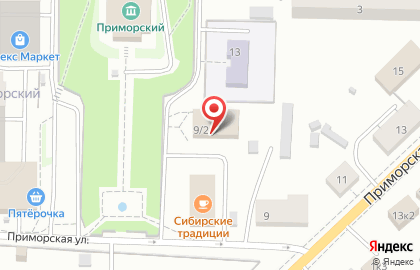 Ателье Деталье на Приморской улице на карте