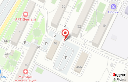 Автостоянка в Красноярске на карте