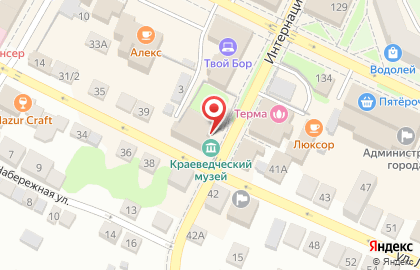 Борский краеведческий музей на Интернациональной улице на карте