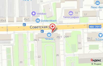 Супермаркет Магнит в Москве на карте