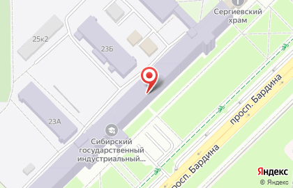 Центр повышения квалификации и профессиональной переподготовки специалистов, СибГИУ на карте