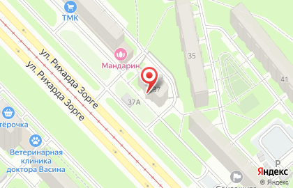 Торговая компания Антураж Декор на улице Рихарда Зорге на карте
